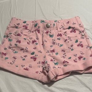 Gymboree Pink Shorts with Butterfly Design